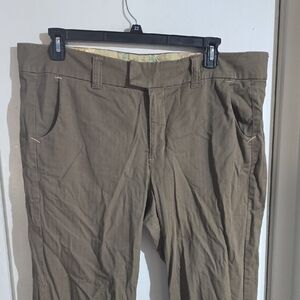GAP Women's Olive Brown Casual Trousers